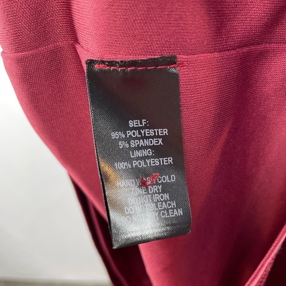 Lulus Last Love Song Tie-Waist Dress in Burgundy Size Small - Picture 5 of 8